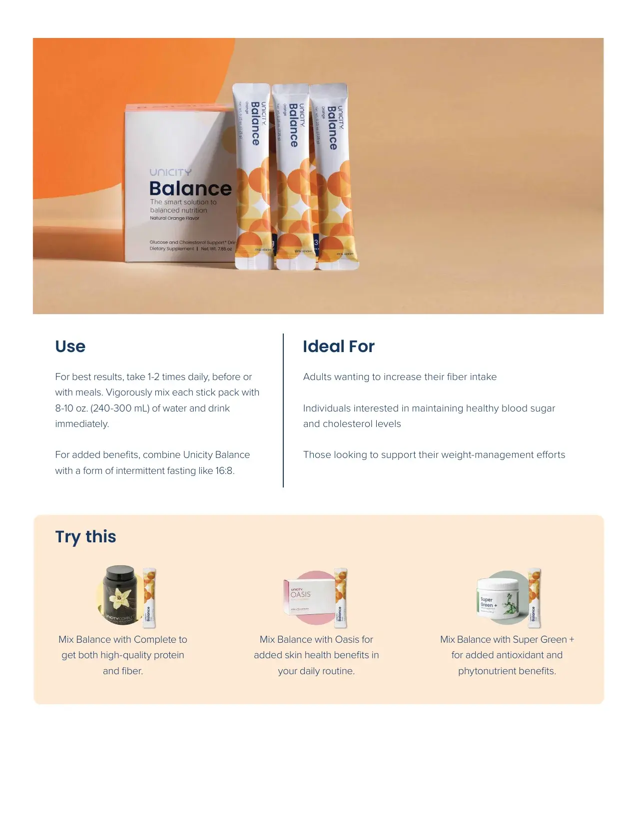 Unimate product profile, page 2 of 4