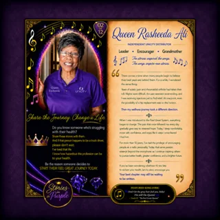 Booklet page for “Da Feel Great Queen”