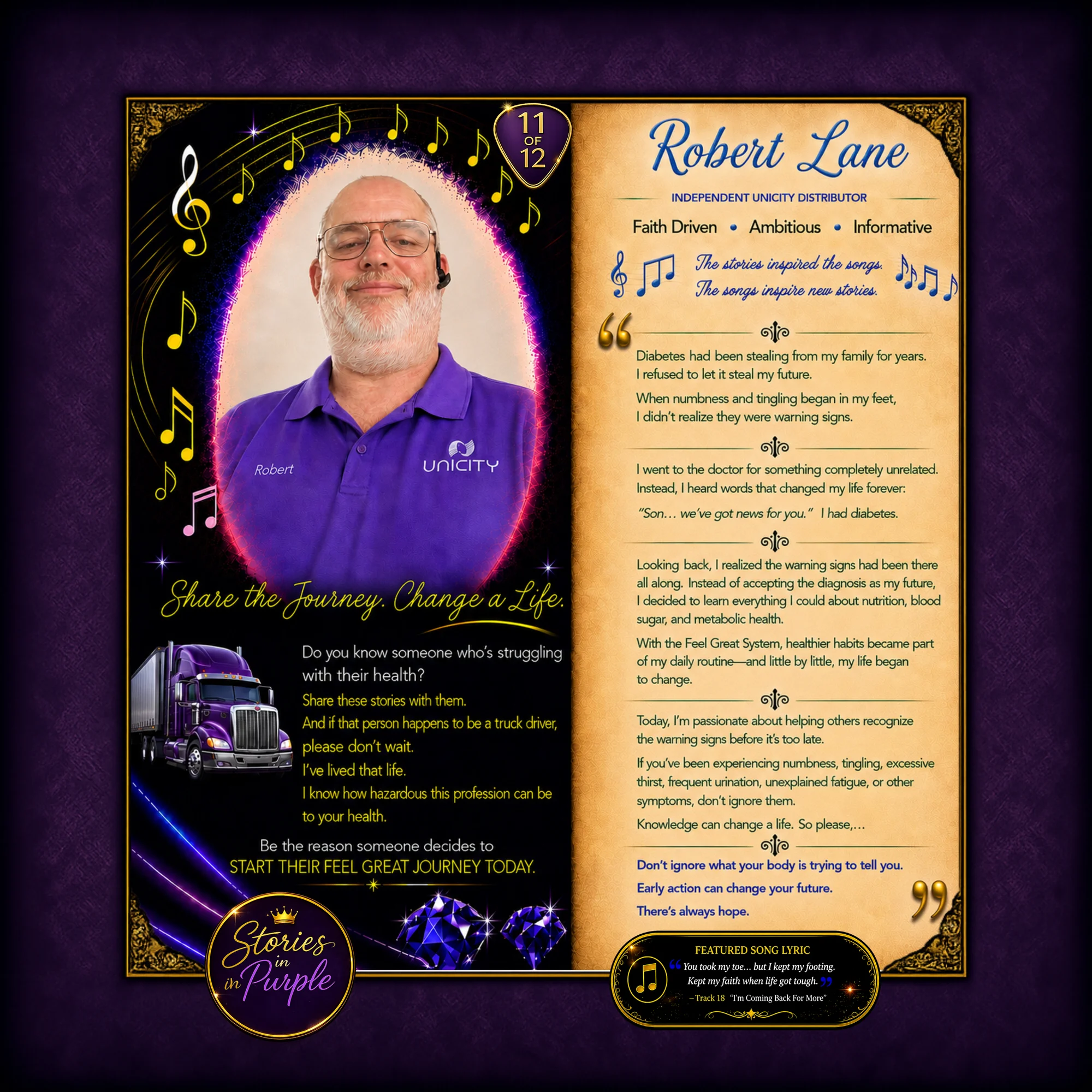 Booklet page for “I'm Coming Back for More”